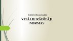 Presentations 'Vitālie rādītāji. Normas.', 1.