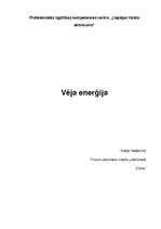 Research Papers 'Vēja enerģija', 1.