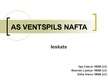 Presentations 'AS "Ventspils nafta"', 1.