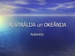 Presentations 'Austrālija un Okeānija', 1.