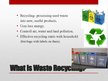 Presentations 'Recycling Waste Management', 7.