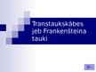 Presentations 'Transtaukskābes jeb Frankenšteina tauki', 1.