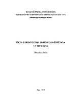 Term Papers 'Tīkla pārraudzības sistēmu novērtēšana un ieviešana', 1.