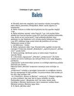 Summaries, Notes 'Svīta, sonāte, simfonija, opera, balets, kantāte un oratorija. J.S.Bahs', 7.