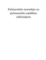 Research Papers 'Parlamentārās monarhijas un parlamentārās republikas salīdzinājums', 1.