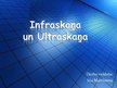 Presentations 'Infraskaņa un ultraskaņa', 1.