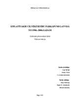 Research Papers 'Izplatītākie cilvēktiesību pārkāpumi Latvijā no 1996.-2006.gadam', 1.