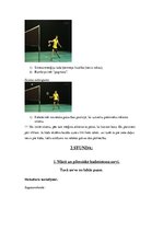 Summaries, Notes 'Badmintona mācīšana un pilnveidošana', 6.