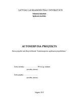 Research Papers 'Autoservisa projekts', 1.