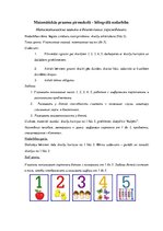 Summaries, Notes 'Matemātiskās prasmes pirmsskolā - bilingvālā nodarbība', 1.