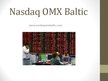Presentations 'Nasdaq OMX Baltic vērtspapīru tirgus', 1.