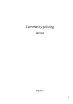 Research Papers 'Community Policing', 1.