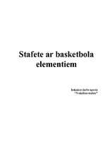 Summaries, Notes 'Stafete ar basketbola elementiem', 1.