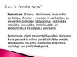 Presentations 'Feminisms', 4.