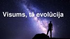 Presentations 'Visums, tā evolūcija', 1.