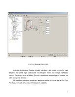 Summaries, Notes 'Programma "Autodesk Architectural Desktop"', 5.