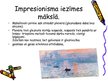 Presentations 'Impresionisms', 4.