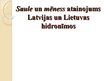 Presentations 'Saules un mēness atainojums Latvijas un Lietuvas hidronīmos', 1.