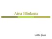 Presentations 'Aina Blinkena', 1.