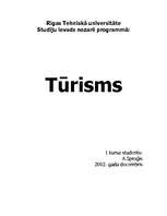 Research Papers 'Tūrisms', 1.