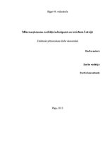 Research Papers 'Mikrouzņēmuma nodokļa izdevīgums un ieviešana Latvijā', 1.