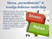 Presentations 'Stresa menedžments', 4.