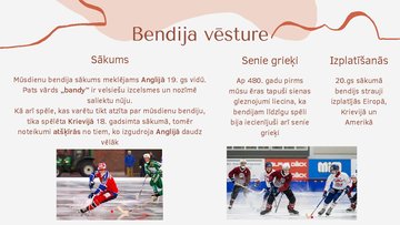 Presentations 'Ziemas sporta veida vēsture. Bendijs', 3.
