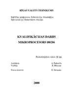 Research Papers 'Mikroprocesors i80286', 1.