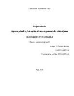 Research Papers 'Apavu plaukts, kā optimāls un ergonomisks risinājums mājokļa interjera dizainā', 1.