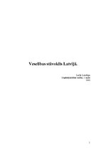 Research Papers 'Veselības stāvoklis Latvijā', 1.