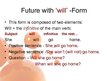 Presentations 'Future Tense. Form "will"', 2.