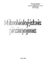Research Papers 'Mikrobioloģiskais piesārņojums', 1.