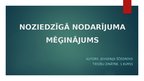 Presentations 'Noziedzīgā nodarījuma mēģinājums', 1.