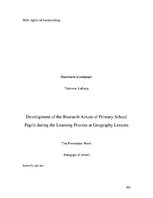 Term Papers 'Skolēnu pētnieciskās darbības attīstība ģeogrāfijas mācību procesā pamatskolā', 202.