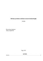 Research Papers 'Pārtikas produktu ražošanas nozares konkurētspēja', 1.