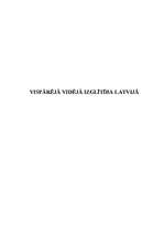 Research Papers 'Vispārējā vidējā izglītība Latvijā', 1.