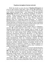 Summaries, Notes 'Napoleona karagājieni Latvijas teritorijā', 1.