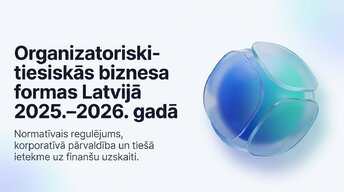 Presentations 'Organizatoriski - tiesiskās biznesa formas Latvijā 2025.-2026.gadā', 1.