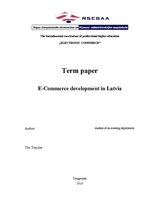 Research Papers 'Развитие е-коммерции в Латвии', 4.
