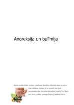 Research Papers 'Anoreksija un bulīmija', 1.