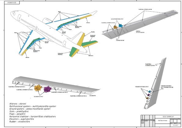 Term Papers 'Vidējo attālumu lidmašīnas konstrukcijas izstrāde no moderniem materiāliem un sp', 93.