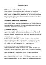 Summaries, Notes 'Grāmatu analīze pedagoģijā', 1.