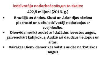 Presentations 'Savanna Dienvidamerikā', 7.