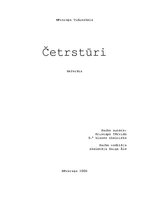 Research Papers 'Četrstūri', 1.