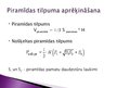 Presentations 'Piramīda. Laukuma un tilpuma aprēķināšana', 5.