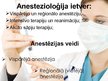 Presentations 'Anestēzija un ar to saistītās komplikācijas', 4.