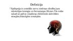 Presentations 'Epilepsija', 3.