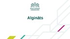 Presentations 'Biomateriāls - Algināts', 1.