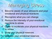 Presentations 'Stress Management', 13.