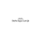 Research Papers 'Darba tirgus Latvijā', 1.